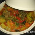 Tajine berbère d'agneau aux légumes