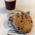 Cookies deux chocolats et cranberries