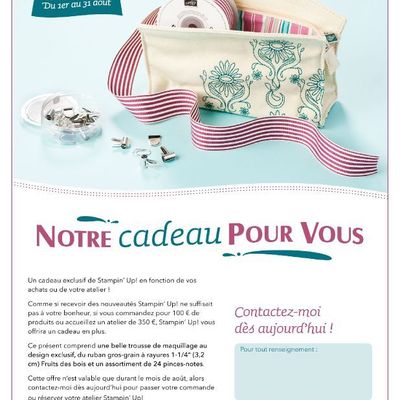 Offre cadeau Bonus Stampin' Up