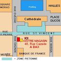 Plan du magasin de dax