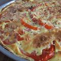 Quiche jambon-tomate