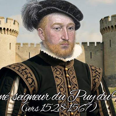René seigneur du Puy-du-Fou, chevalier et gouverneur d'Aunis, assassiné au château de Mallièvre en 1567.