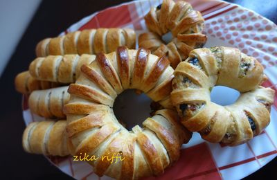 PAIN BRIOCHÉ TURC FARCI ( FAÇON CHENILLE ) / RAMADAN 2018