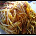 Spaghetti au "pesto rosso"