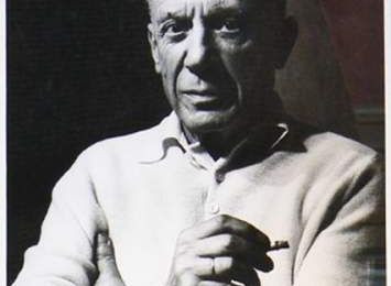 Lucien Clergue (1934) Picasso à la cigarette, Cannes