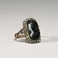 Cameo Ring with Marie Antoinette and the Dauphin, French, late 18th century