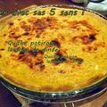 Quiche au potiron et lardons de dinde