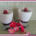 PANNA COTTA AU COULIS DE MYRTILLES