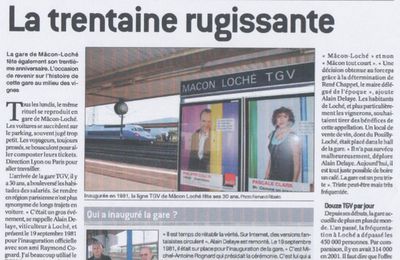 le TGV a 30 ans