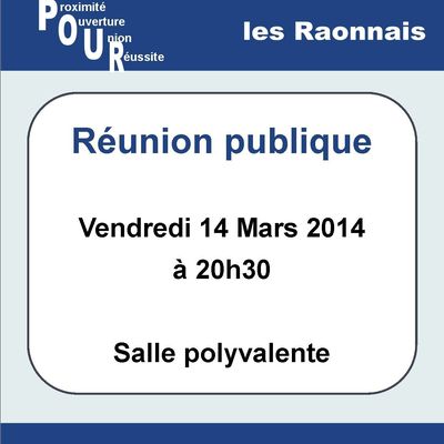 Réunion publique