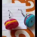 Boucles d'oreilles Macarons