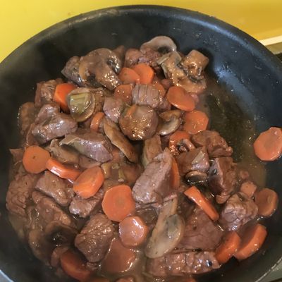 Boeuf bourguignon léger