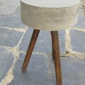 Tabouret en béton