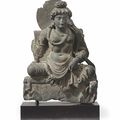 A gray schist figure of a Bodhisattva, Gandhara, 2nd-3rd century