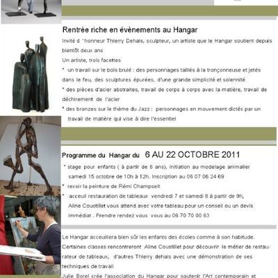 Du 6 au 22 octobre au Hangar à Evreux