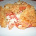 Crumble de tomates au chèvre