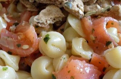 Salade de pâtes à la truite