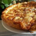 Quiche jambon amande reblochon