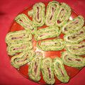 roulé de courgette