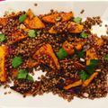 SALADE TIEDE de LENTILLES et BUTTERNUT