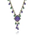 A nephrite, amethyst and sapphire necklace by Louis Comfort Tiffany, Tiffany & Co