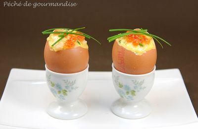 Oeufs brouillés au saumon fumé