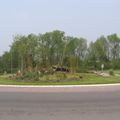 Rond-point à Waziers