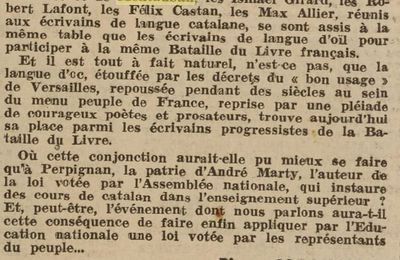 A Montauban la bataille du livre en 1951