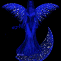 ange bleu lunaire