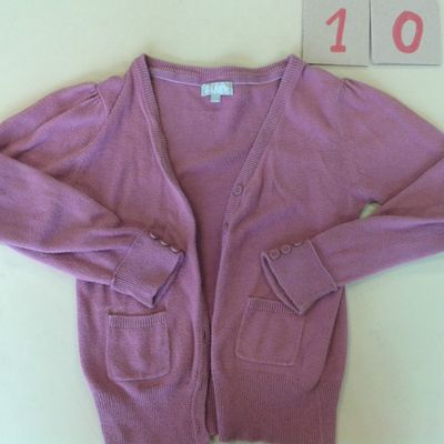 n°10 Violet : gilet TEX KIDS, 5-6 ans