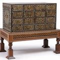 Important Cabinet indo-portugais. Inde, Sindh ou Gujarat. Fin du XVIème - Début du XVIIème siècle, Dynastie Moghole