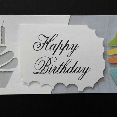 Carte d'anniversaire : Happy Birthday !