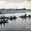 612 - La Seine à Port-à-l'Anglais un jour de fête.