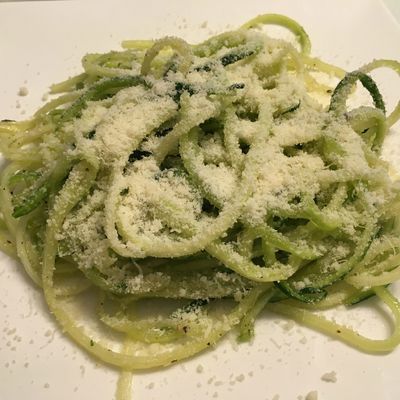 Courgettes Cacio E Pepe