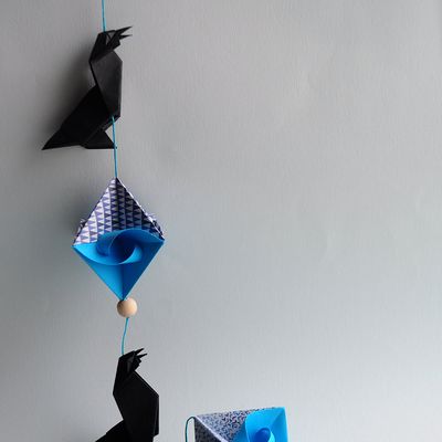 Suspension en origami !