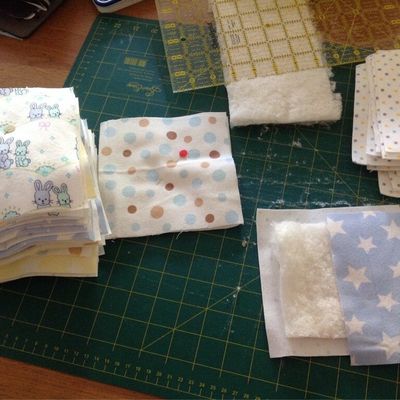 Baby rag quilt