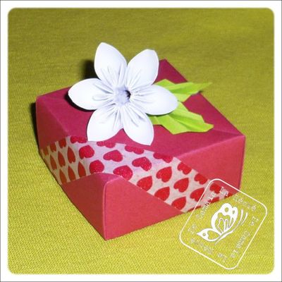 Boite cadeau en origami