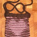 Pochette/sac en Illusion Knitting