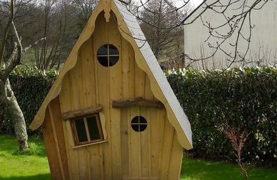 Une cabane... oui mais faite maison !