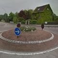 Rond-point à Saint-Julien-les-Villas