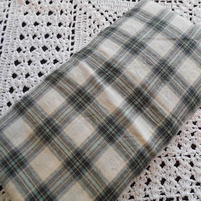 tissu style écossais vert