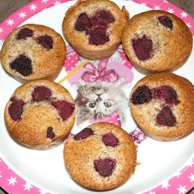 Financiers à la framboise