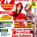 [Parution presse]: Amel & Lorie sont en couverture du TV Grandes Chaînes N°363 -24/02>09-03- (extraits interview Amel)