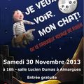 Samedi 30 novembre : JE VEUX VOIR MON CHAT!