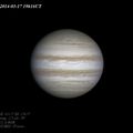 Jupiter - 17 mars 2014 19h16 UT
