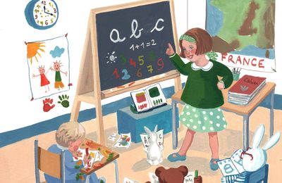Ma petite maitresse, une carte à offrir à toutes les petites filles dont le rêve est d'enseigner