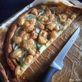 Tarte fine aux courgette et au chèvre