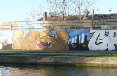 15 novembre 2015, à vélo le long du canal de l'Ourcq jusqu'à la forêt de Sevran