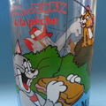 Verre Moutarde ... TOM & JERRY (1990) * A la pêche 