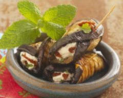 Roulés d'aubergines à la ricotta